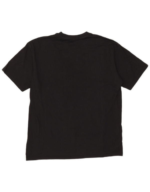 Nike T-shirt ample pour homme en coton noir Taille L