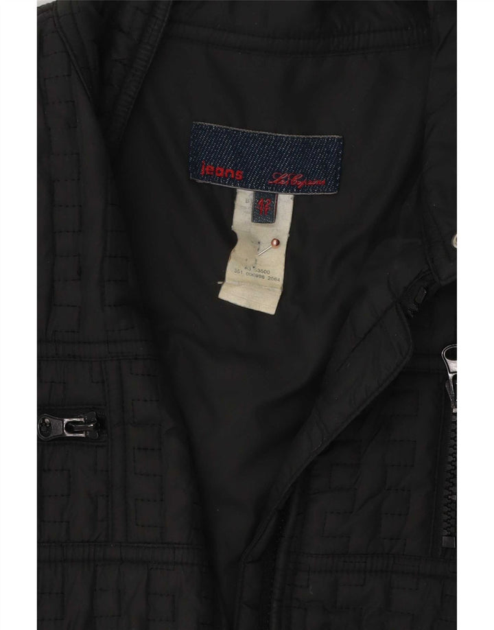 Les Copains Veste matelassée Femme IT 42 Medium Noir Polyester