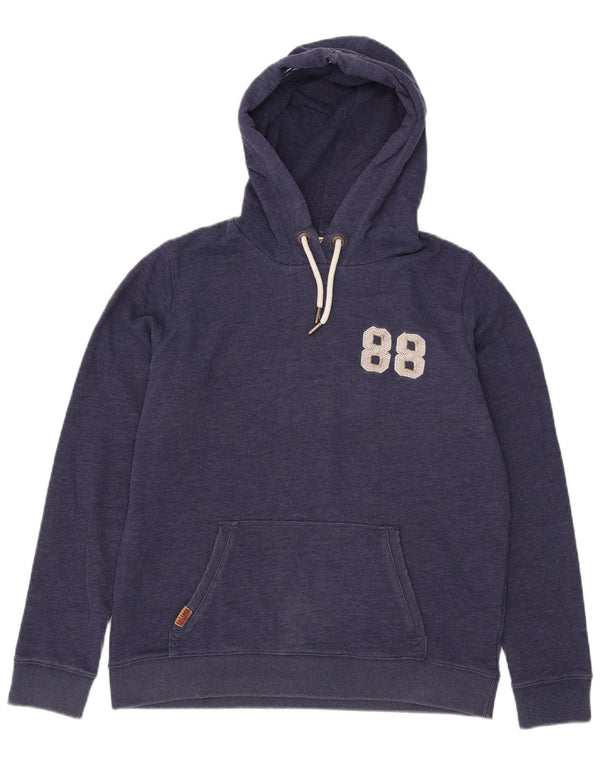 Fat Face Pull à capuche Heritage Graphic pour femme UK 12 Bleu marine moyen