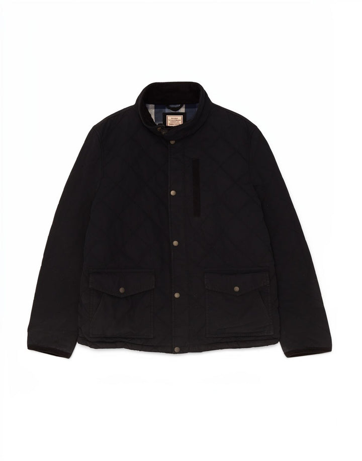 Fat Face Veste matelassée pour homme UK 42 XL Bleu marine Coton