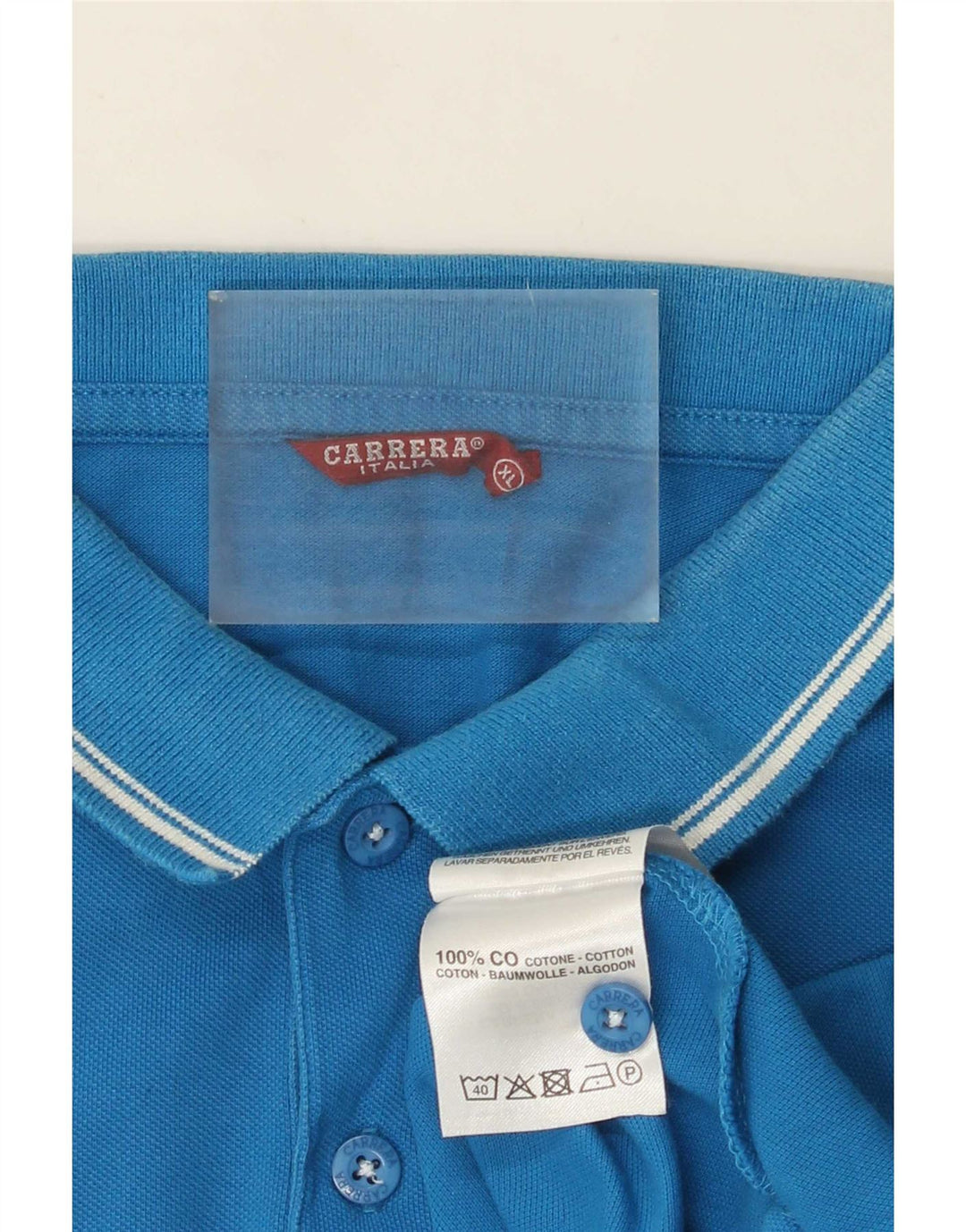 Carrera Polo Homme XL Bleu Coton