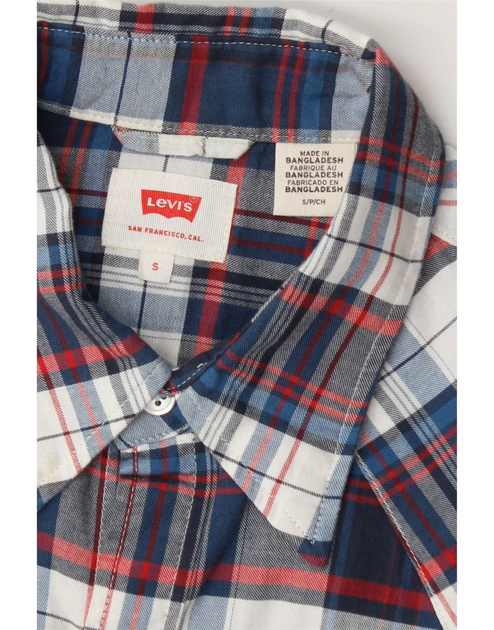 Levi's Chemise Homme Petit Carreau Bleu