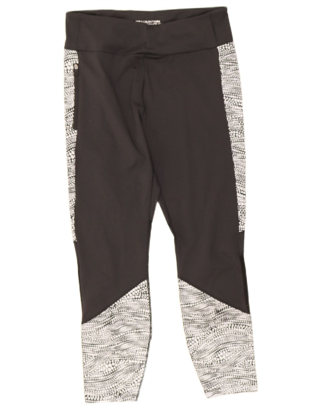 Mountain Warehouse Leggings Capri pour Femme UK 44 Medium Noir Colorblock
