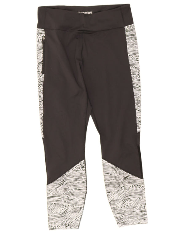 Mountain Warehouse Leggings Capri pour Femme UK 44 Medium Noir Colorblock