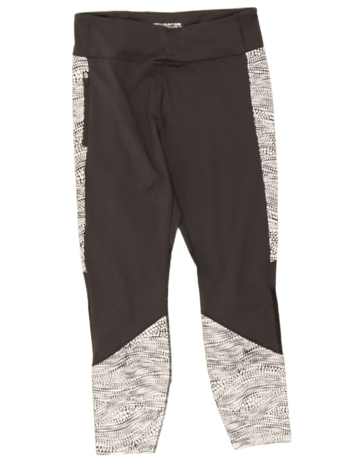 Mountain Warehouse Leggings Capri pour Femme UK 44 Medium Noir Colorblock