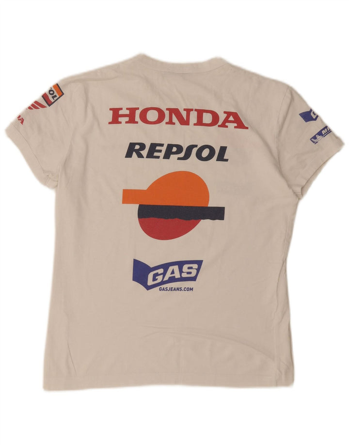 Gas T-Shirt Graphique Homme Petit Blanc