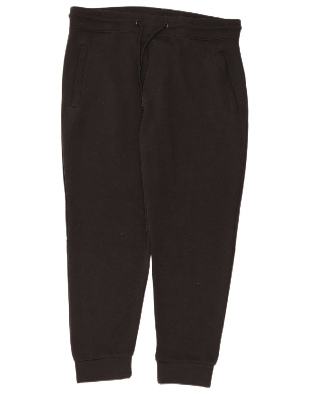 Pantalon de survêtement pour femme ZARA Joggers UK 14 Large Noir Polyester