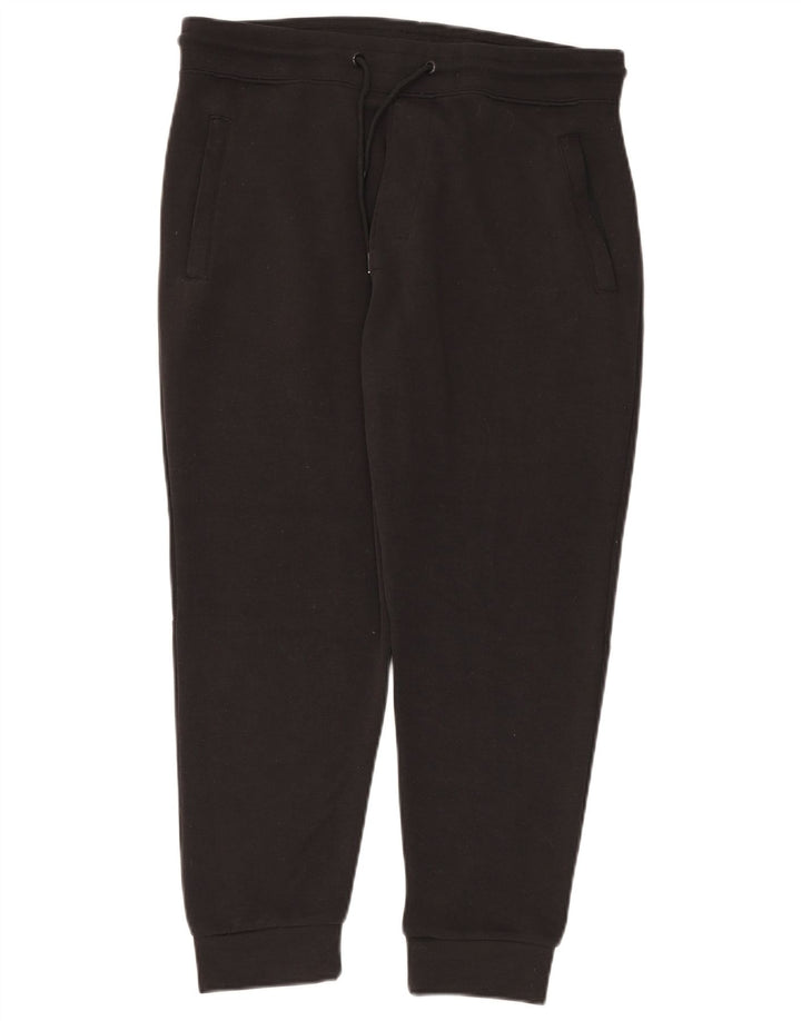 Pantalon de survêtement pour femme ZARA Joggers UK 14 Large Noir Polyester