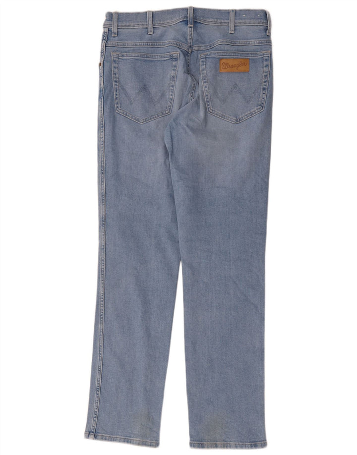 Wrangler Jean Slim Texas Homme W33 L32 Bleu Coton