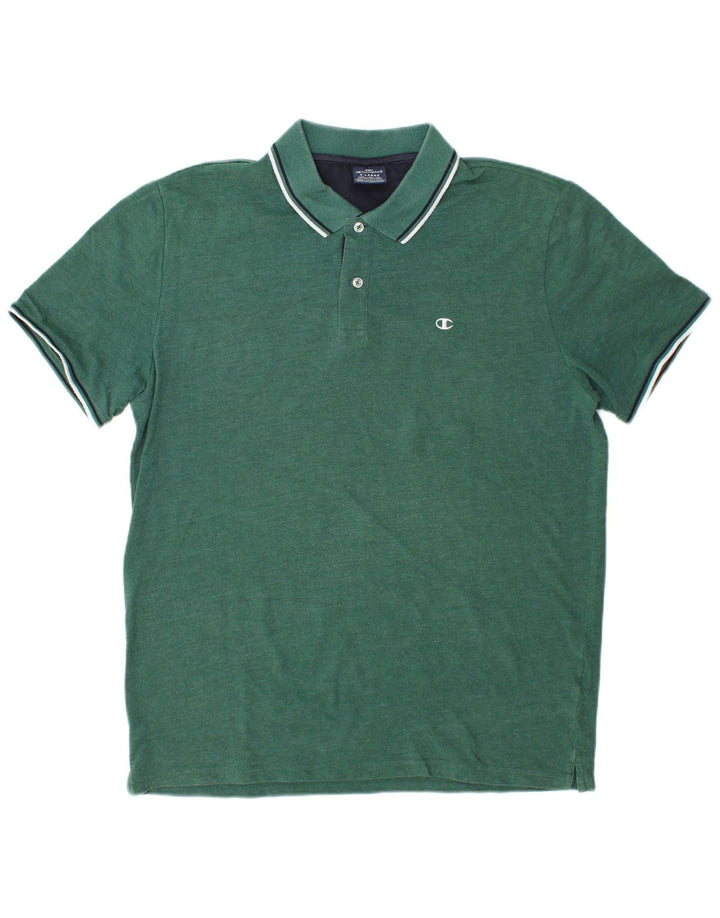 Champion Polo Homme XL Vert Rayé