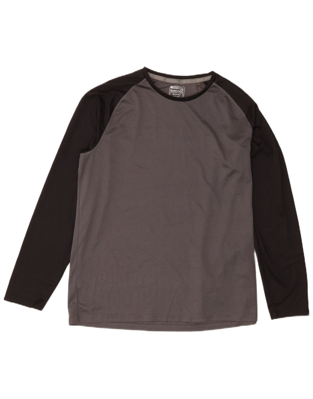 Mountain Warehouse Haut IsoCool Homme Manches Longues XL Gris Colorblock