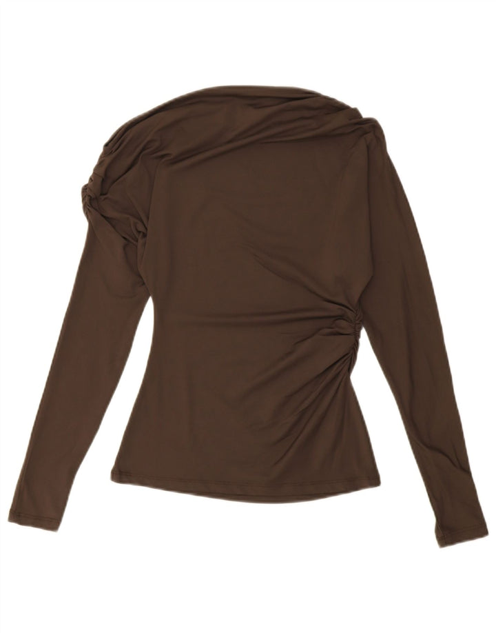 Zara Haut à épaules dénudées pour femme UK 8 Small Marron