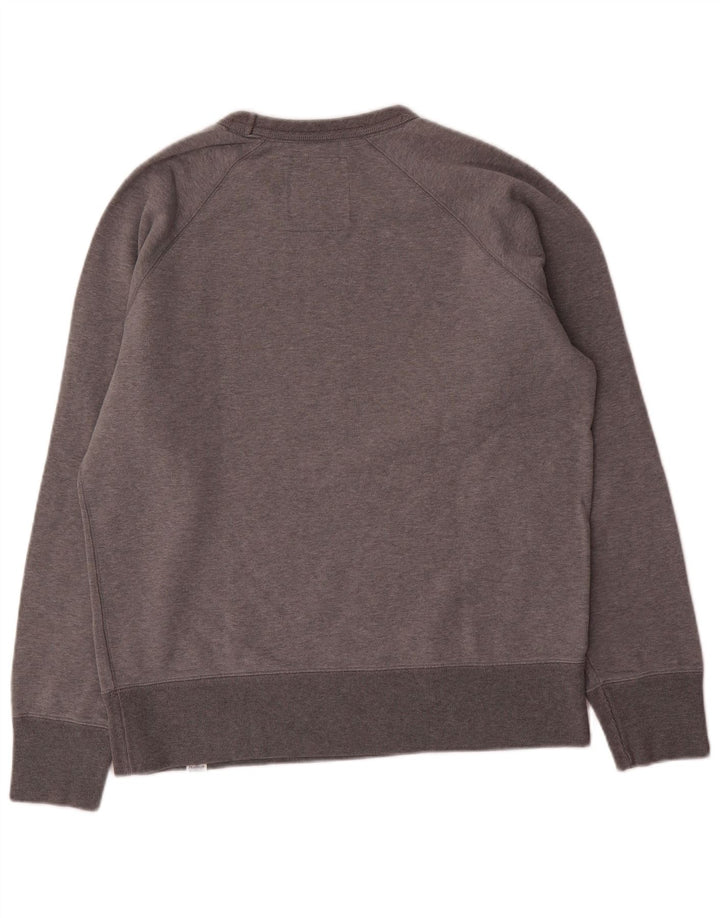 Franklin & Marshall Sweat-shirt pour hommes, grand, gris moucheté