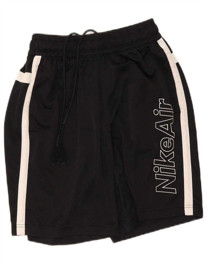 Nike Short de sport graphique pour homme en polyester color block noir moyen