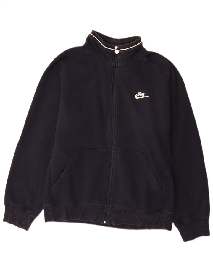 Nike Veste de survêtement pour homme UK 38/40 Bleu marine moyen en coton