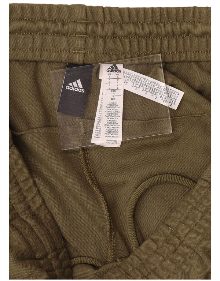 ADIDAS Pantalon de survêtement pour homme Large Kaki Rayonne