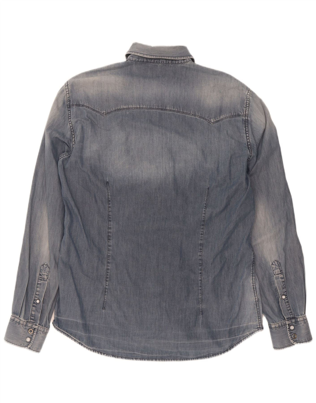 Gas Chemise en Jean Homme XL Bleu Coton