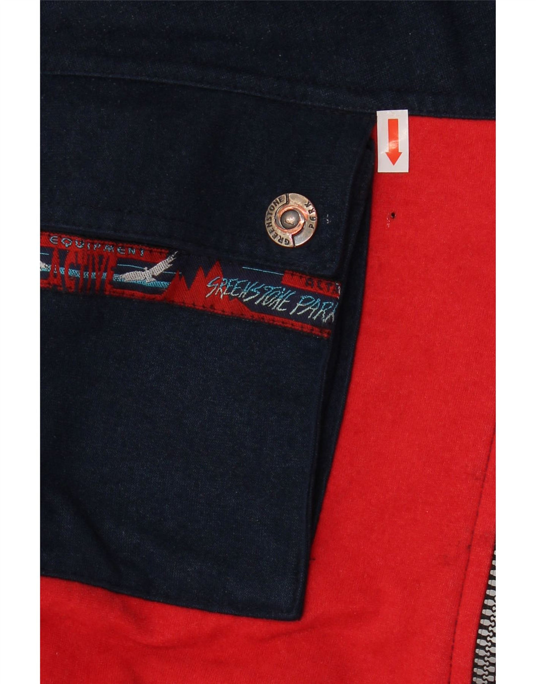 Sreekstone Park Veste de survêtement pour homme XL Rouge Colourblock