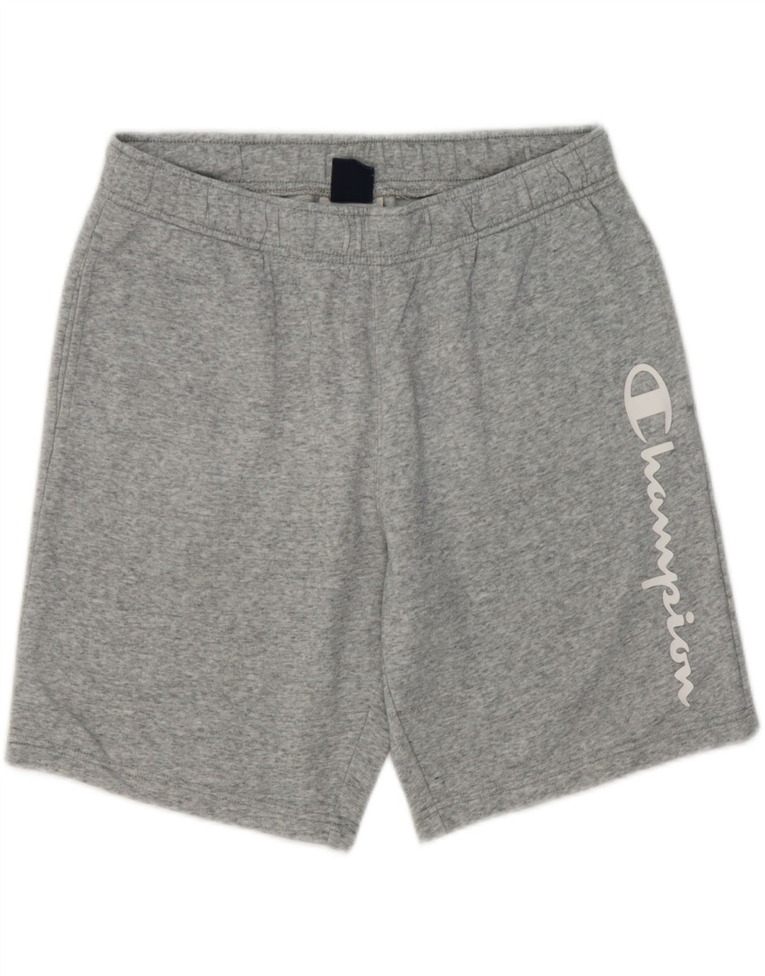 Champion Short de Sport Graphique Homme XL Gris Coton