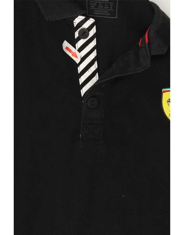 Puma Polo Ferrari Homme Noir Moyen Coton