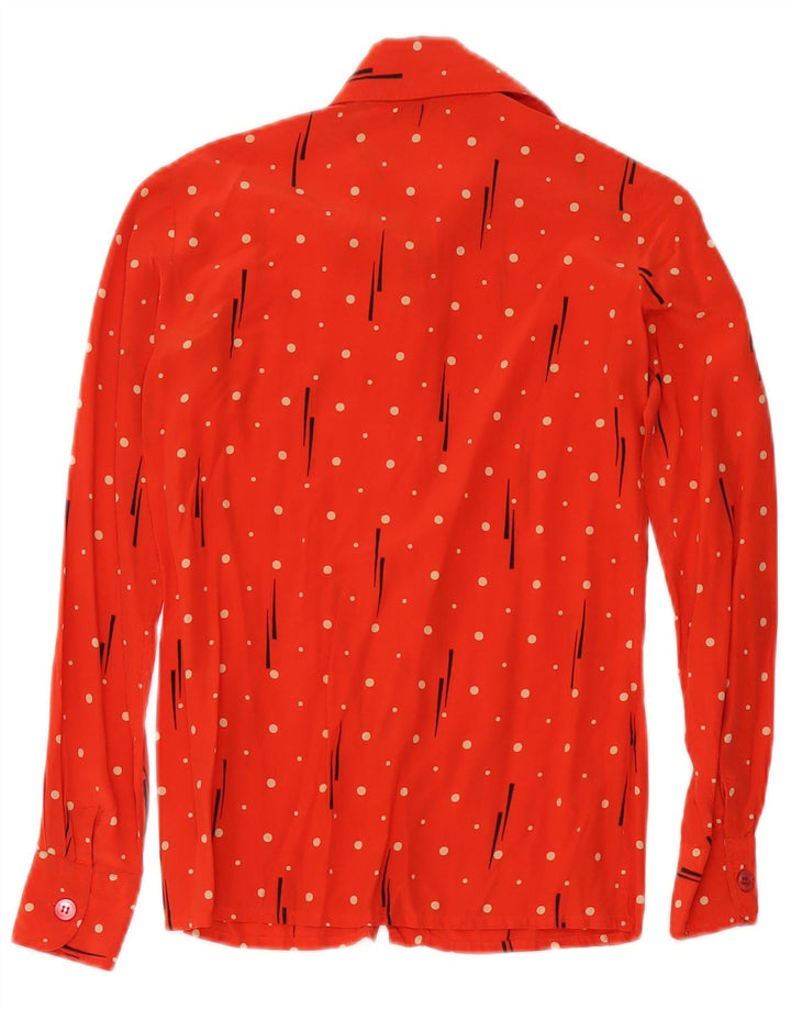 Pancaldi & B Chemisier Femme US 00 2XS Rouge Taché