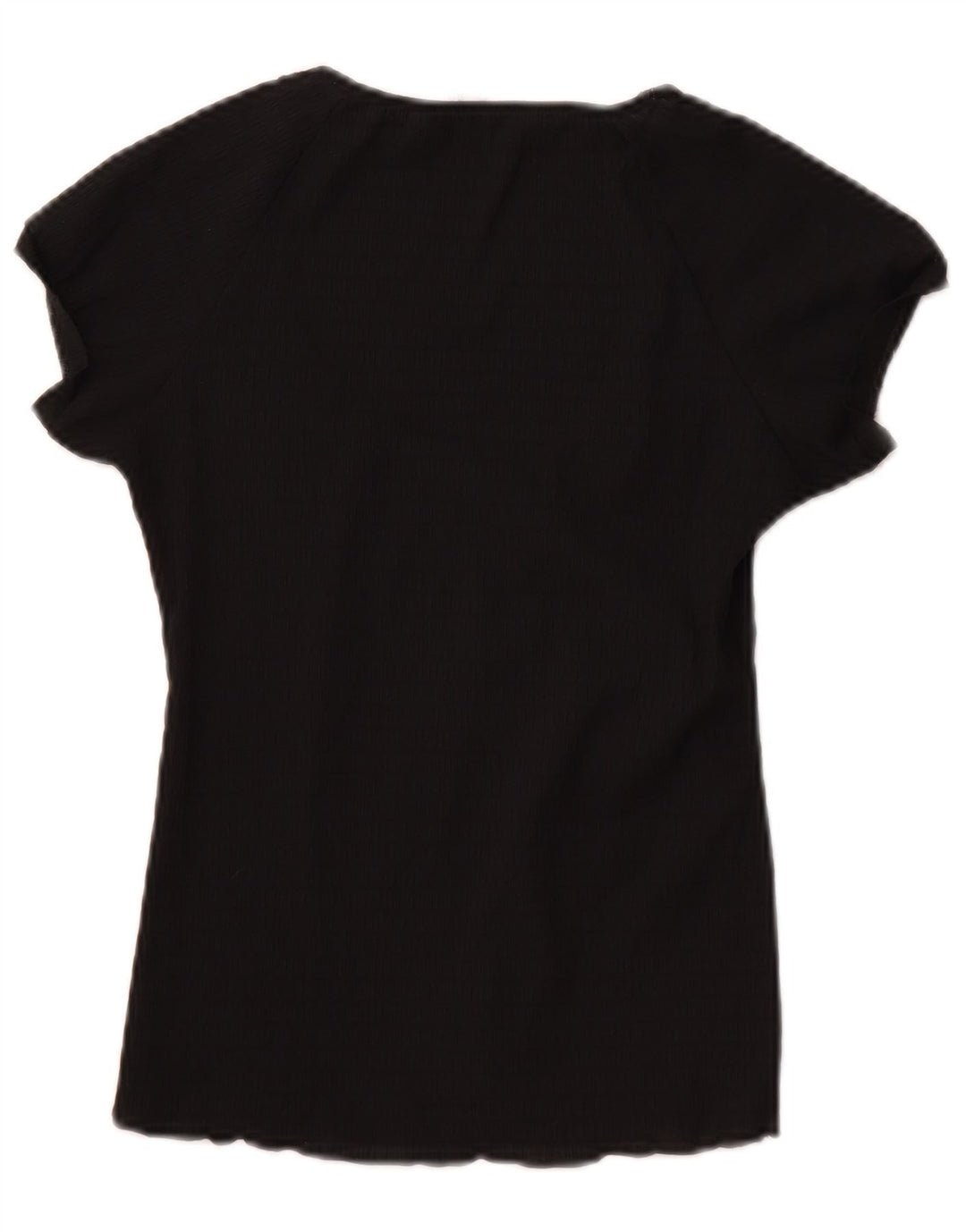 Liu Jo Femme Blouse Graphique Top UK 4 XS Noir Polyester
