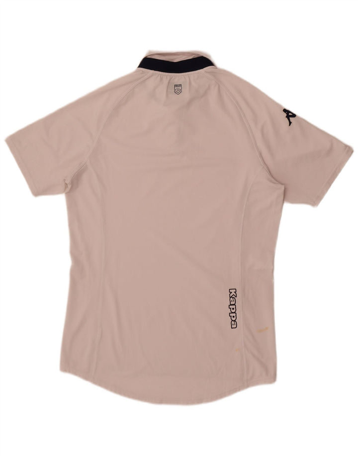 Kappa Polo Graphique Homme Grand Blanc