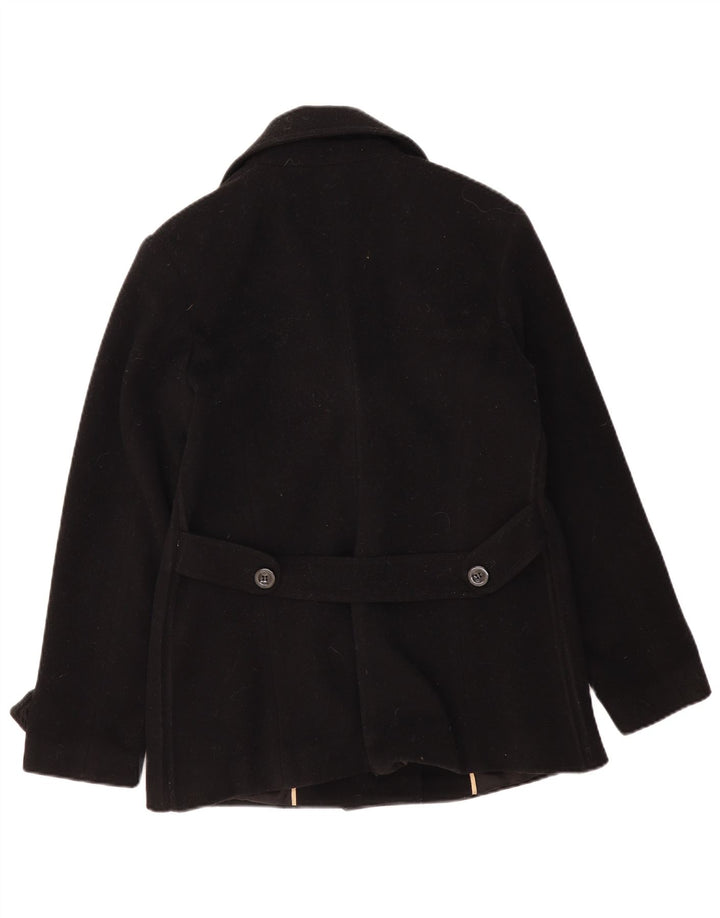 Tommy Hilfiger Caban Femme UK 16 Large Laine Noire