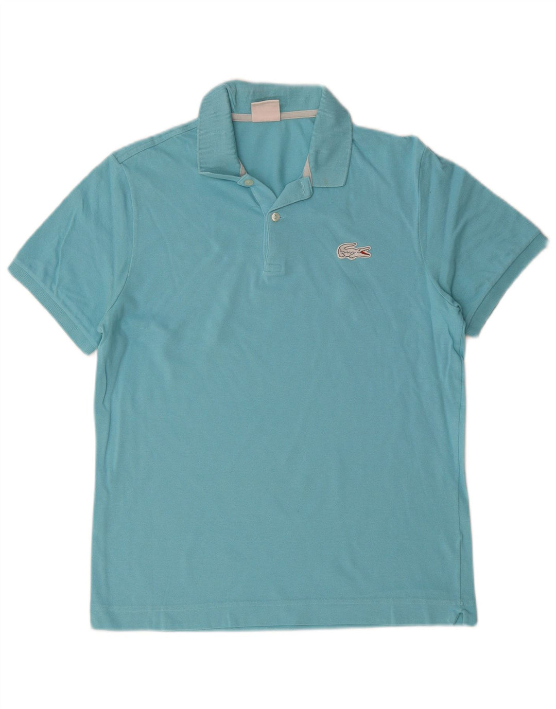 LACOSTE Polo Homme Taille 4 Bleu Moyen Coton