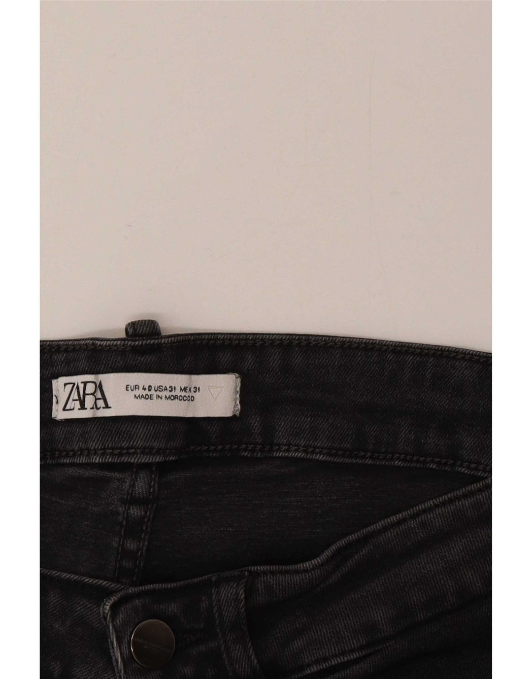 Zara Jean skinny pour homme EU 40 Medium W31 L30 Gris
