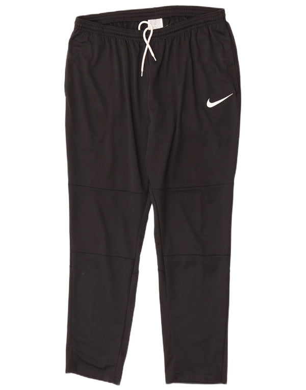 Nike Pantalon de survêtement Dri Fit pour homme XL Noir Polyester