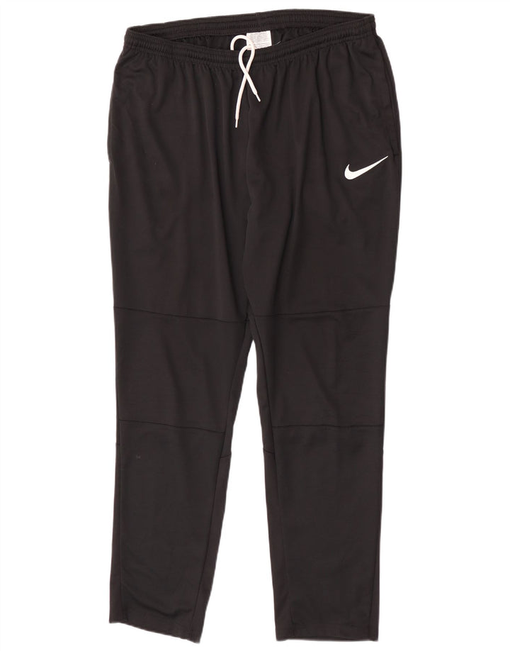 Nike Pantalon de survêtement Dri Fit pour homme XL Noir Polyester