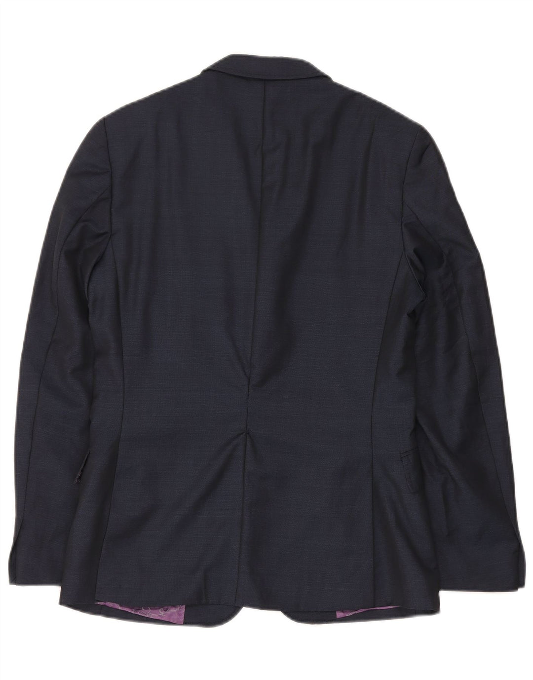 Ted Baker Veste blazer 1 bouton pour homme US 36 Small Bleu marine en laine