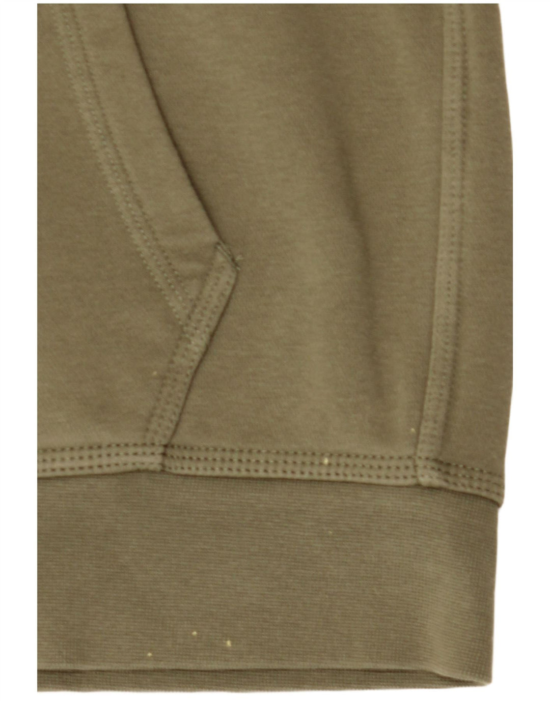 Nike Pull à capuche zippé pour homme Petit coton kaki