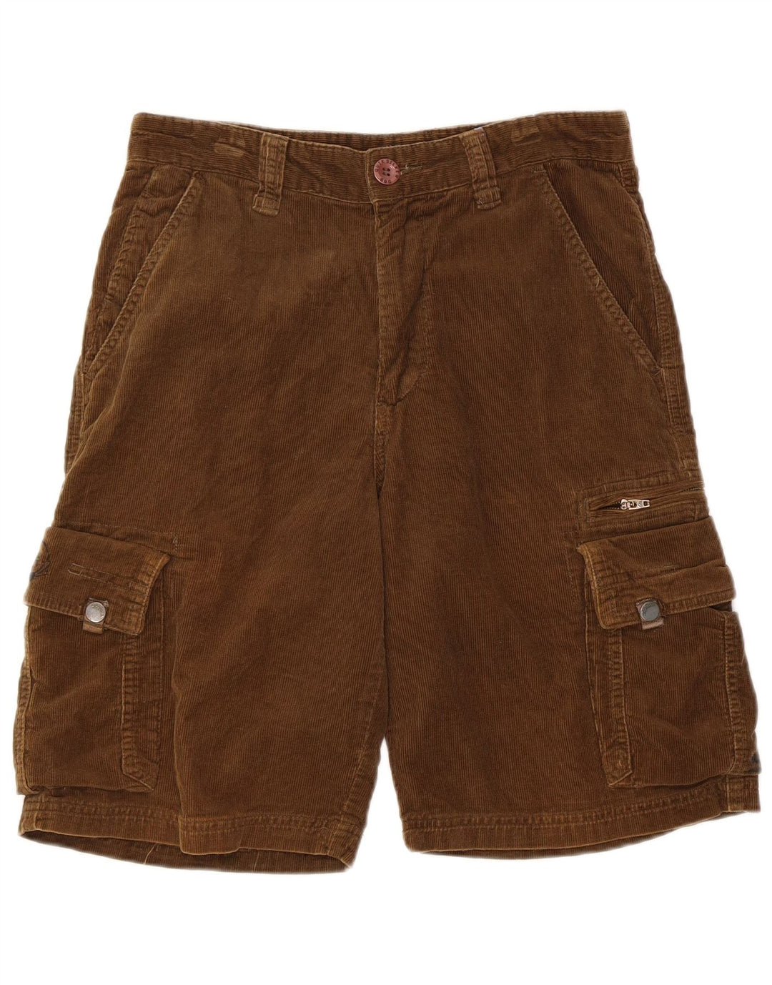 QUIKSILVER Short cargo en velours côtelé pour homme XS W30 en coton marron