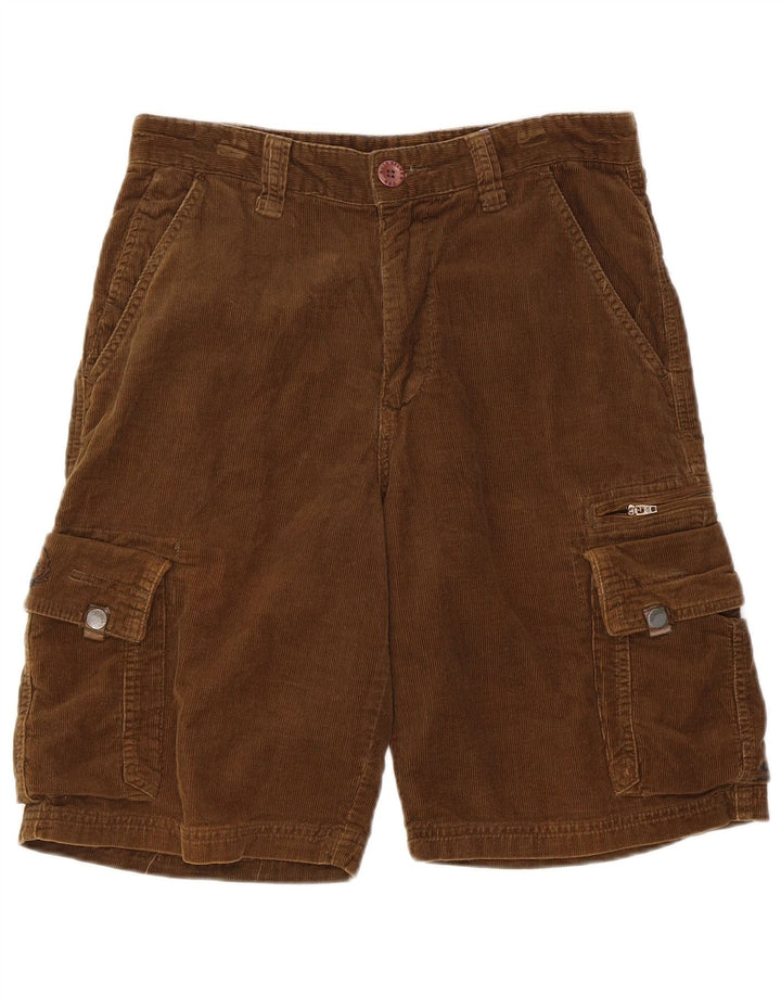 QUIKSILVER Short cargo en velours côtelé pour homme XS W30 en coton marron