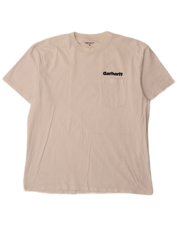 Carhartt T-shirt graphique pour homme XL en coton blanc