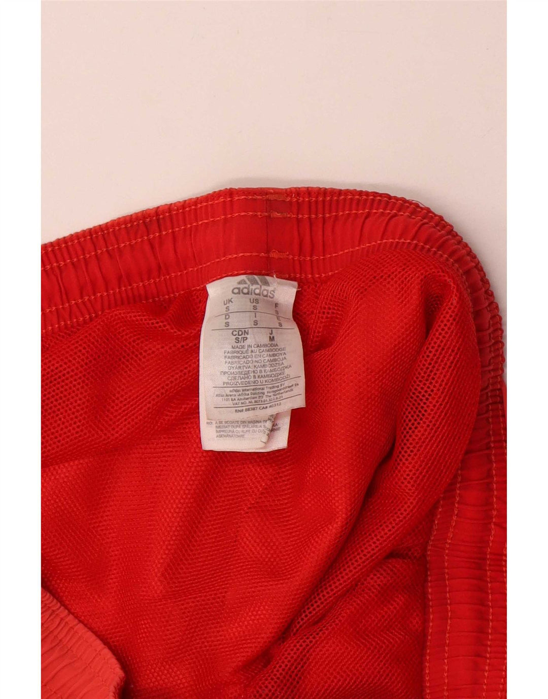 Adidas Short de sport pour homme Petit Rouge Polyamide