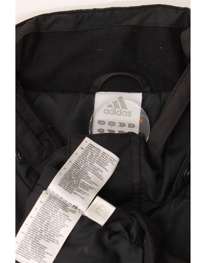 ADIDAS Veste coupe-vent pour hommes UK 40 Large Noir Polyester