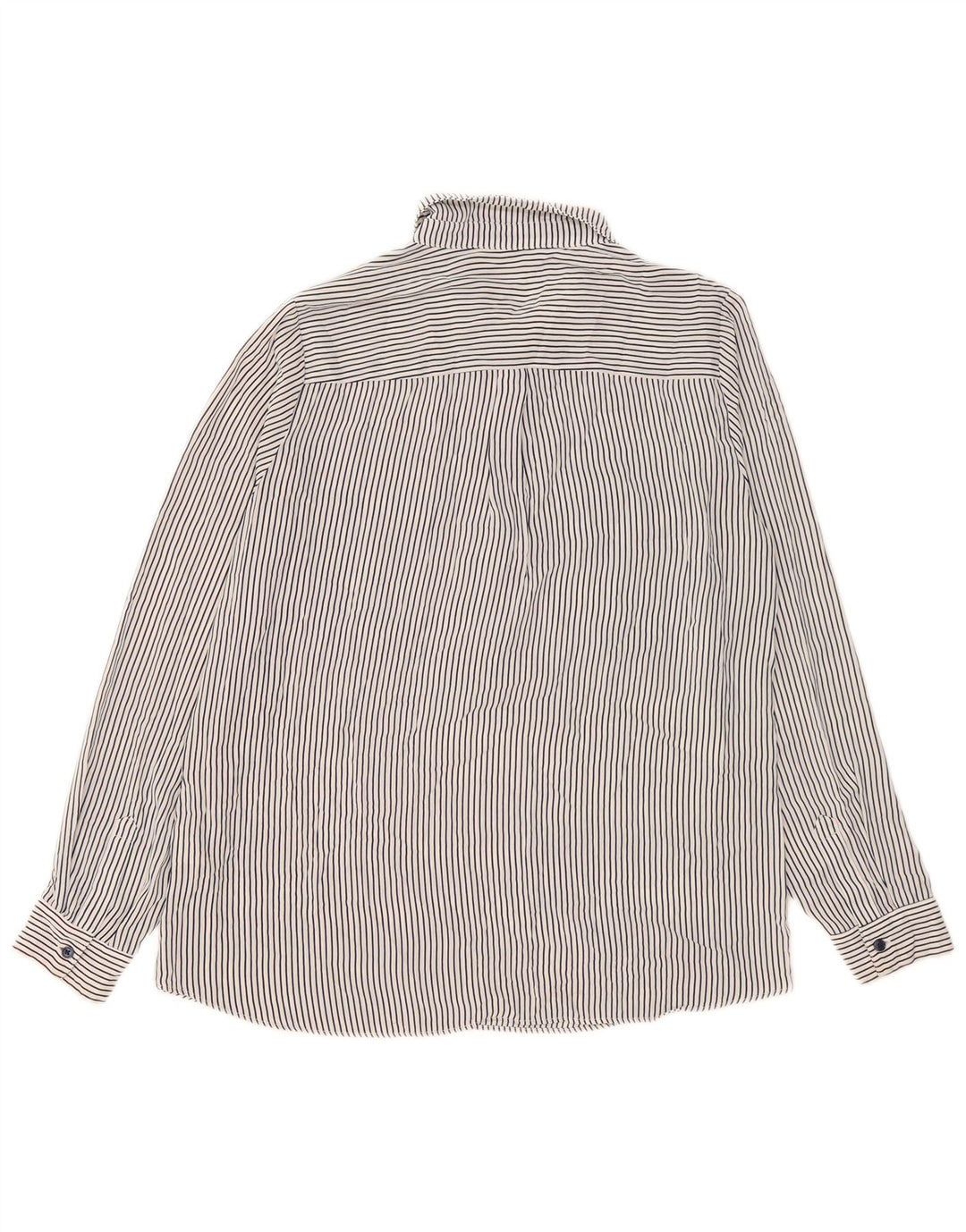 Oasis Chemise pull pour femme UK 14 Grandes rayures blanches en polyester