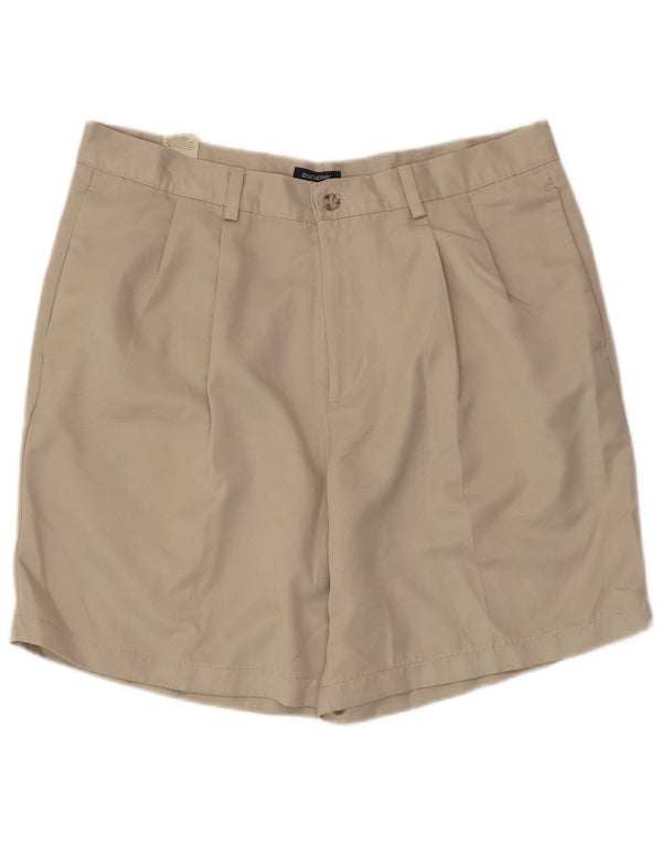 Dockers Short Chino Pegged Homme W36 Large Beige Polyester