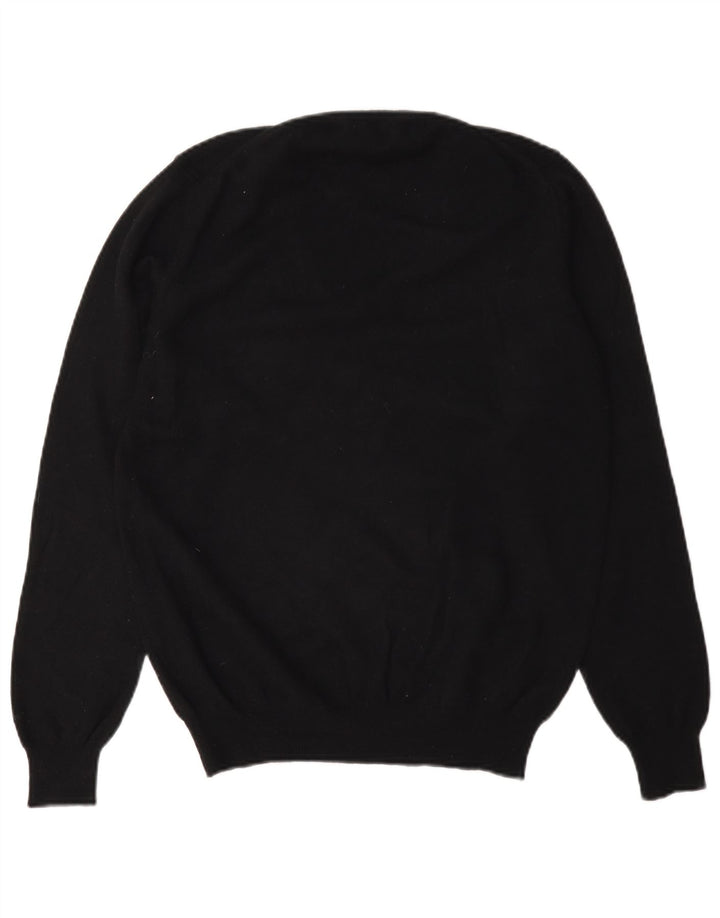 Gant Pull col en V pour femme UK 44 Large Laine noire
