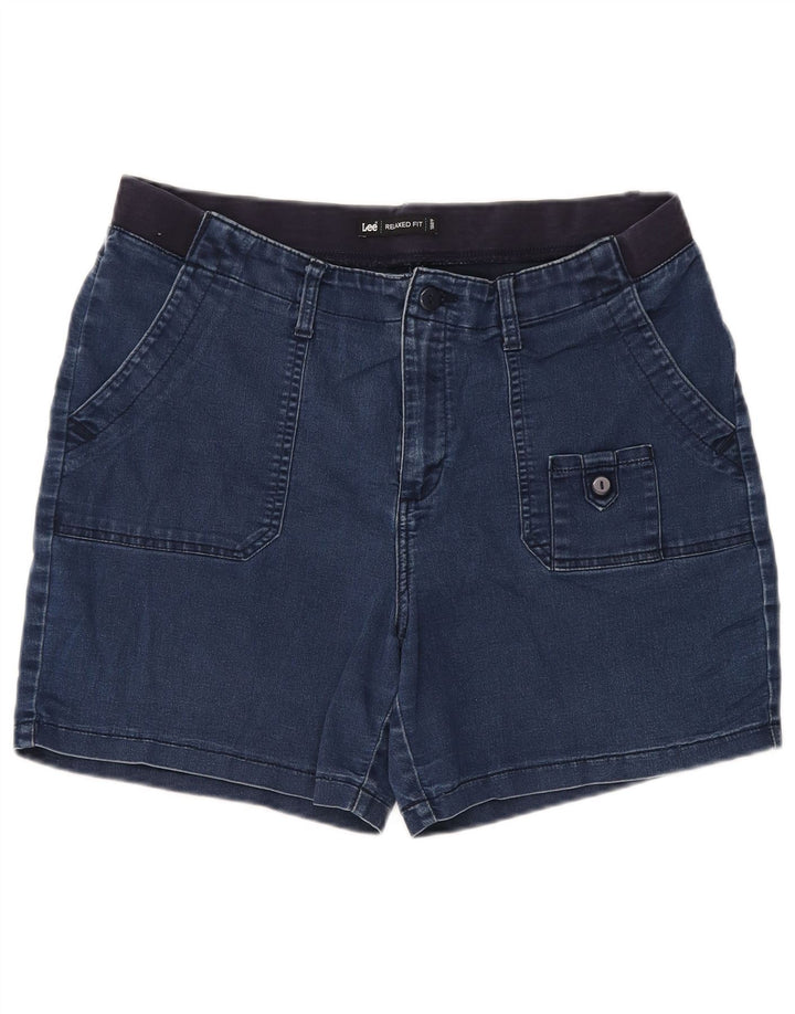 LEE Short en jean coupe décontractée pour femme W36 XL Bleu