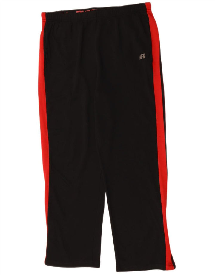 RUSSELL ATHLETIC Pantalon de survêtement pour hommes Large Black Colourblock