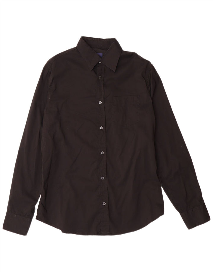 TRUSSARDI JEANS Chemise Homme Large Noir Coton