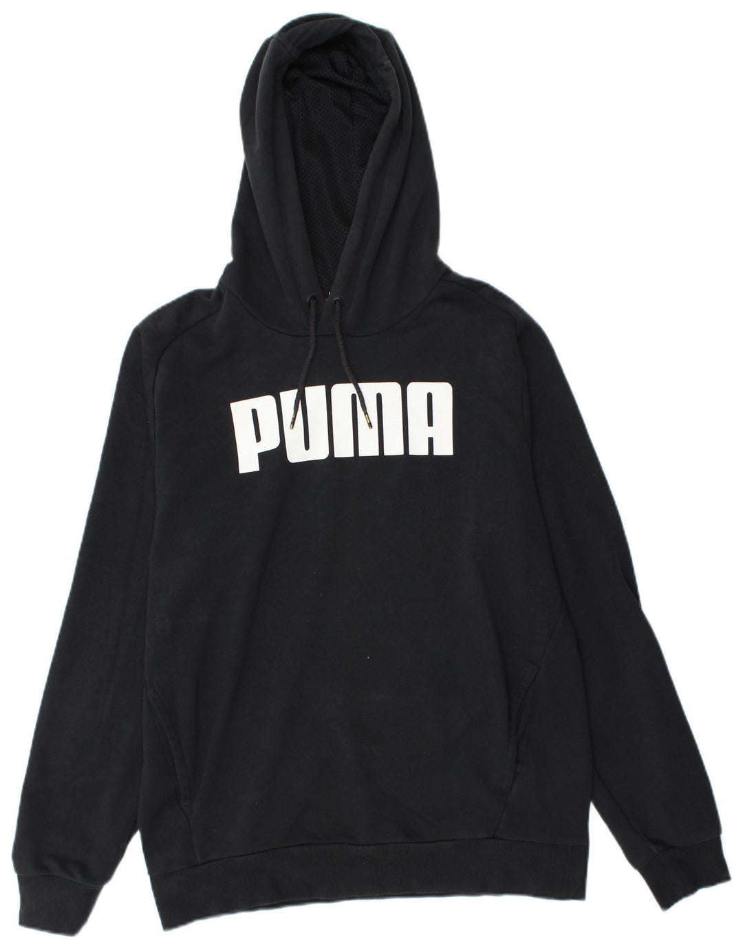 PUMA Sweat à Capuche Graphique Homme Noir Moyen Coton