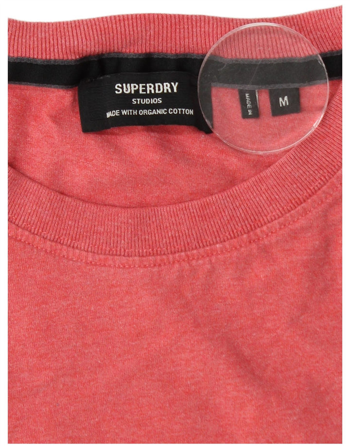 SUPERDRY T-Shirt Homme Rose Moyen