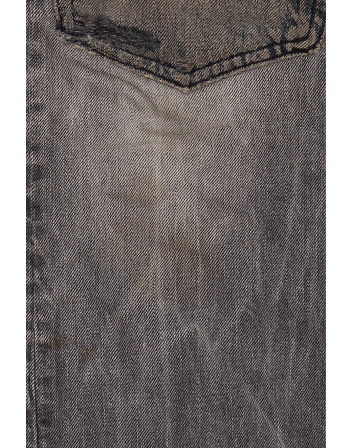 Jean droit cargo en détresse pour hommes Diesel W32 L34 coton bleu