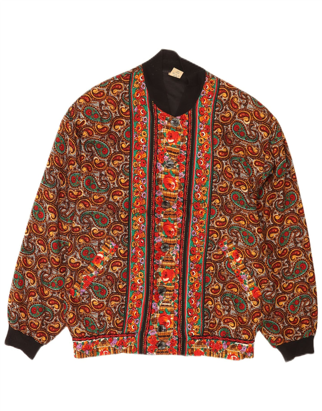 Veste Bomber Oversize Femme Astor EU 36/38 Small Multicolore Paisley
