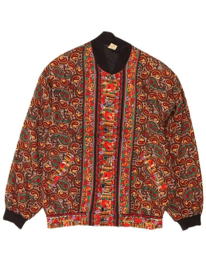Veste Bomber Oversize Femme Astor EU 36/38 Small Multicolore Paisley